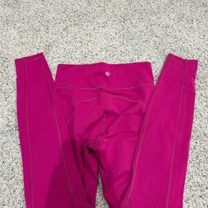 lululemon athletica Fuchsia Leggings